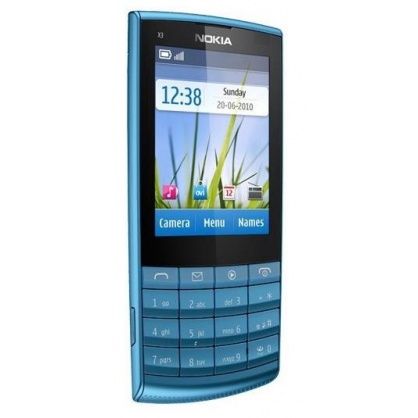 Nokia X3-02 Petrol Blue фото 2