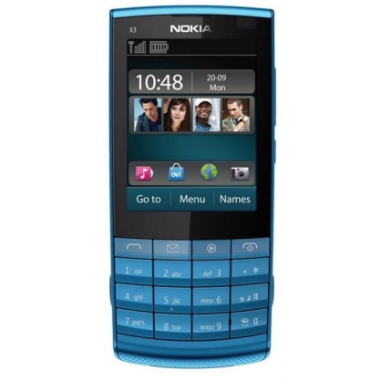 Nokia X3-02 Petrol Blue фото 1
