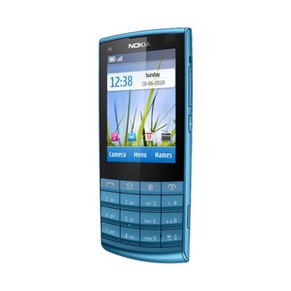 Nokia X3-02 Petrol Blue фото 3